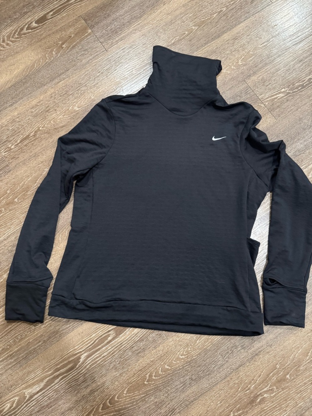 Nike running Black therma-fit Long-Sleeve Top